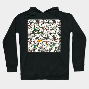 Cute Panda Bears Hoodie